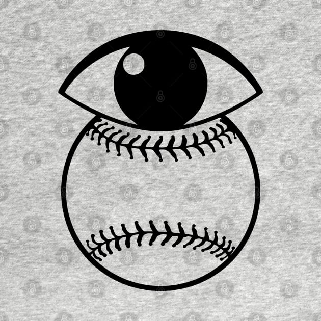 Funny Baseball Keep Your EYE on the BALL by TeeCreations